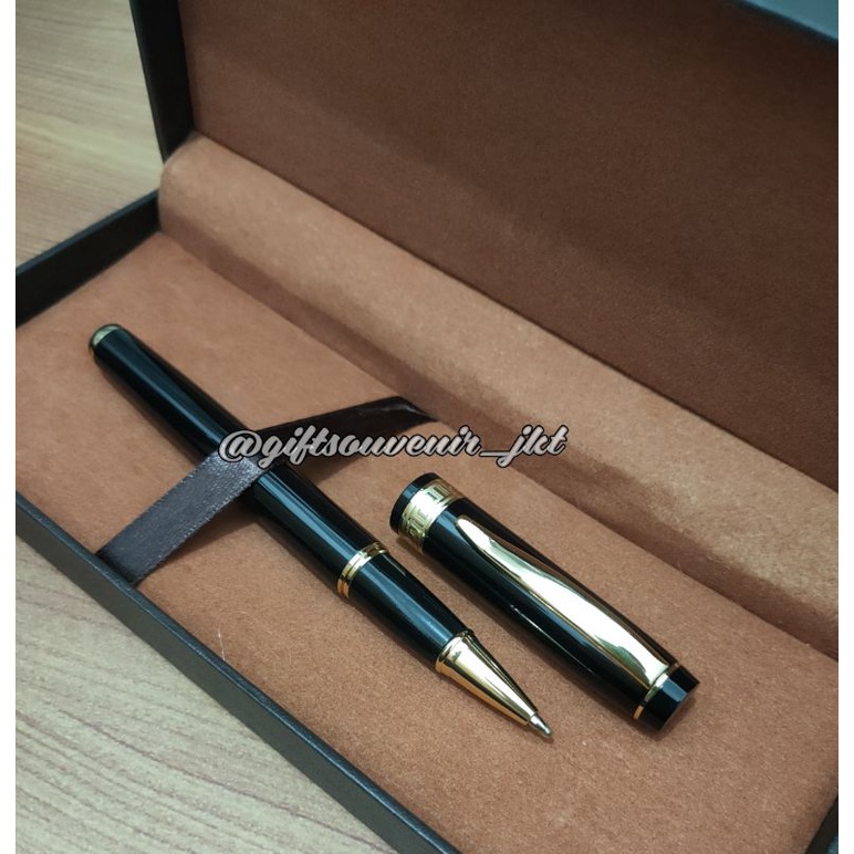 PULPEN CUSTOM | PULPEN 2in1 SET | EKSLUSIF GIFT |PEN ROLLER | BALLPOINT