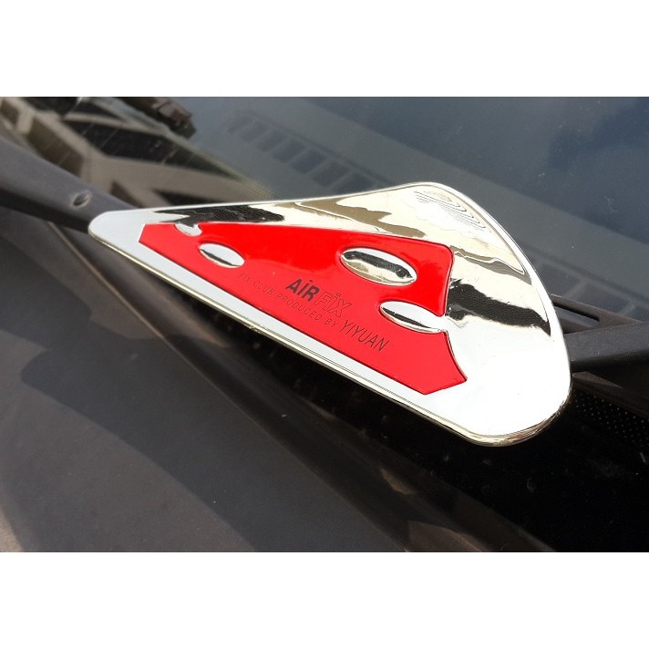 Wiper Visor Sayap Wiper Mobil Racing Merah