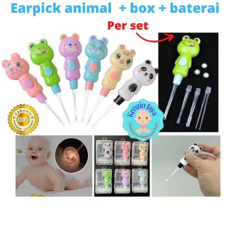 earpick motif animal with box