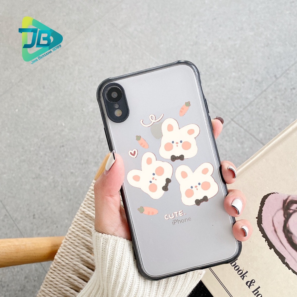 SOFTCASE CHOICE KELINCI CUTE OPPO VIVO XIAOMI SAMSUNG REALME IPHONE ALL TYPE JB5039