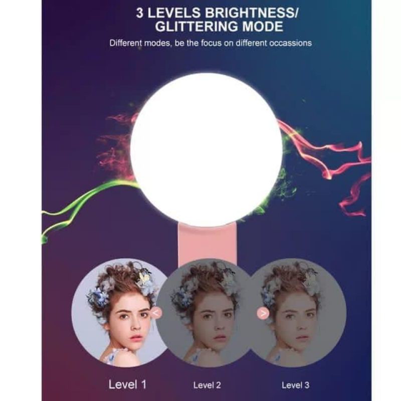 (P) Selfie Beauty Ring Light Mini Q Selfie Collection