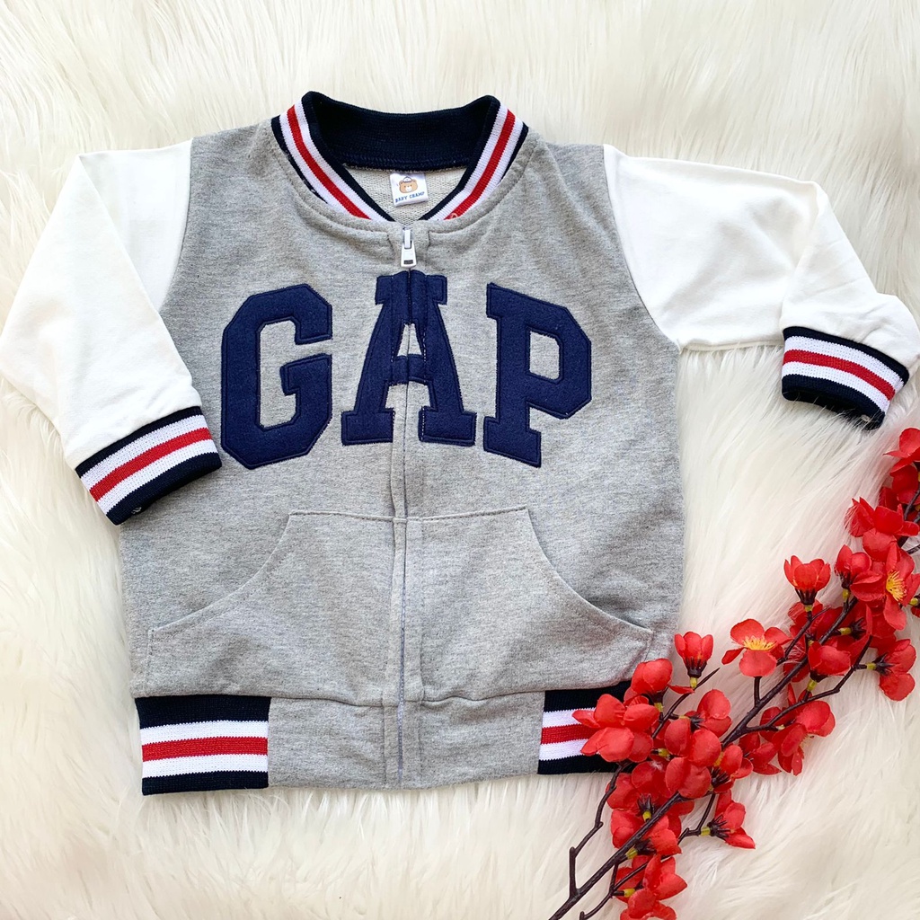 Baju outer luaran jaket pergi jalan lucu bestseller fashion anak bayi cowok laki murah -gap