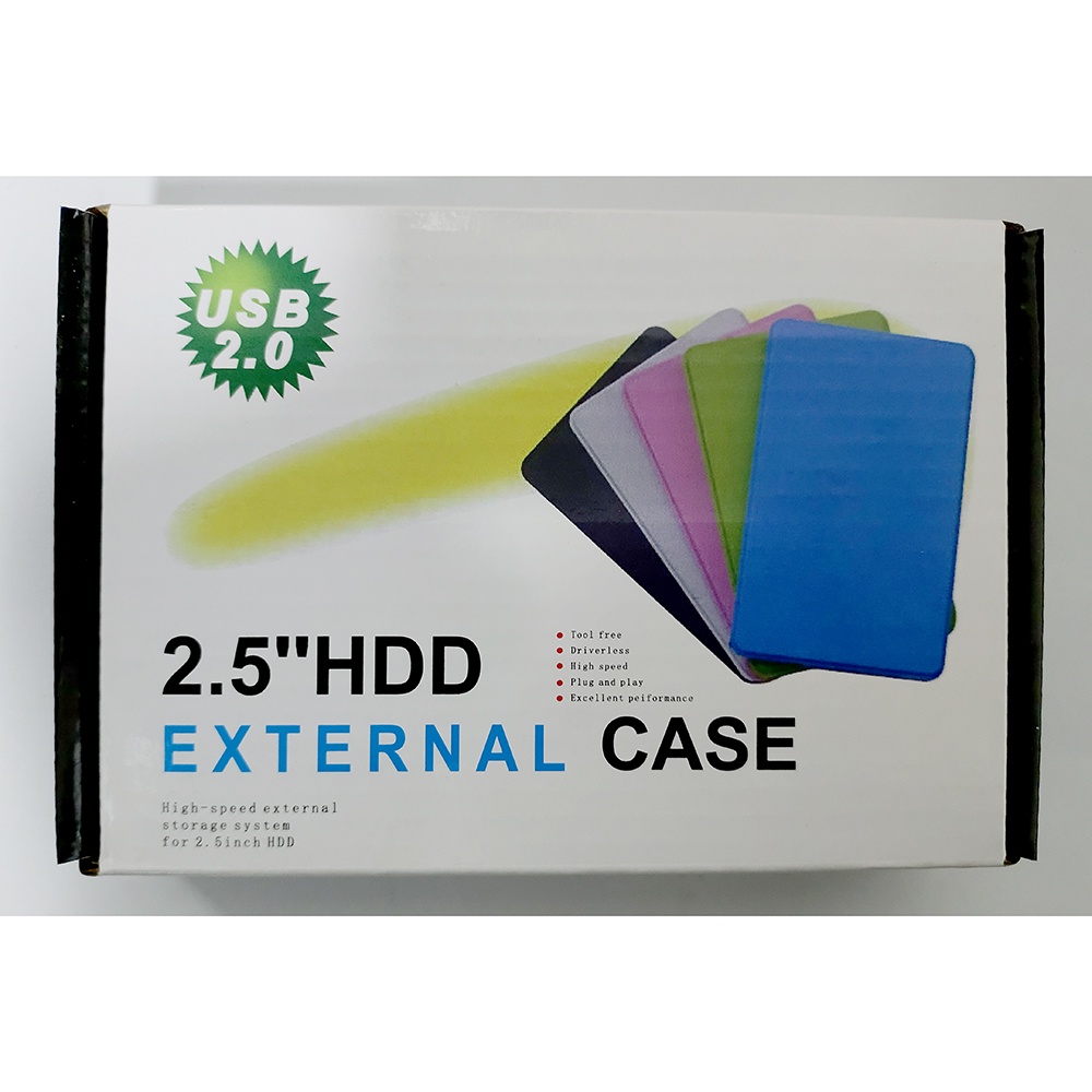 Casing Harddisk U25Q7 2.5 HDD SATA Enclosure USB 2.0