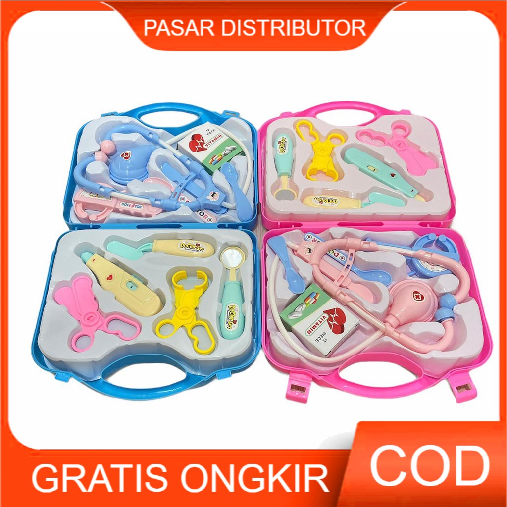 Mainan Dokter Set Koper Mika Mainan Pretend Play Edukasi Anak Dokter Mainan Anak