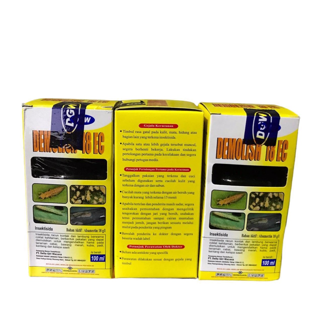 Insektisida Demolish 18EC 100ml + Bonus KAOS Demolish 100ml 100% Original