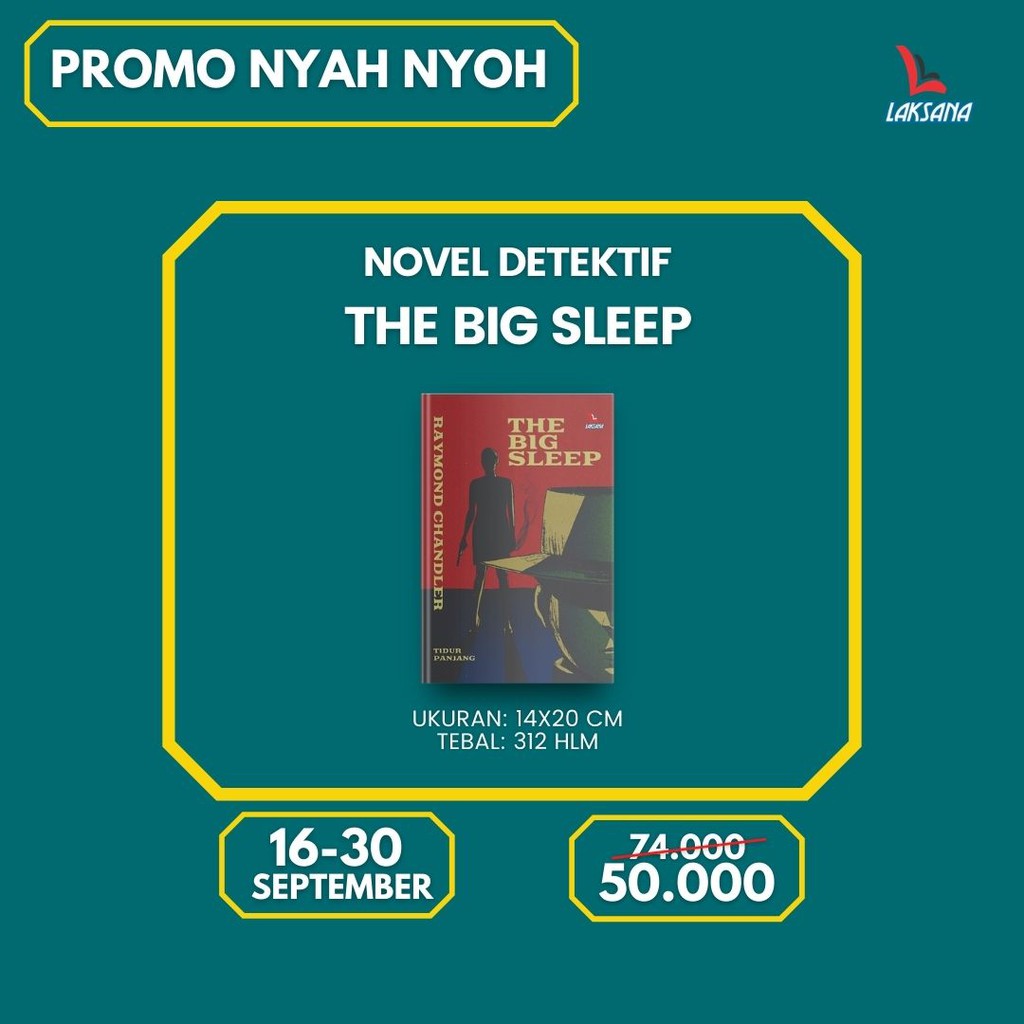 

Buku The Big Sleep - LAKSANA