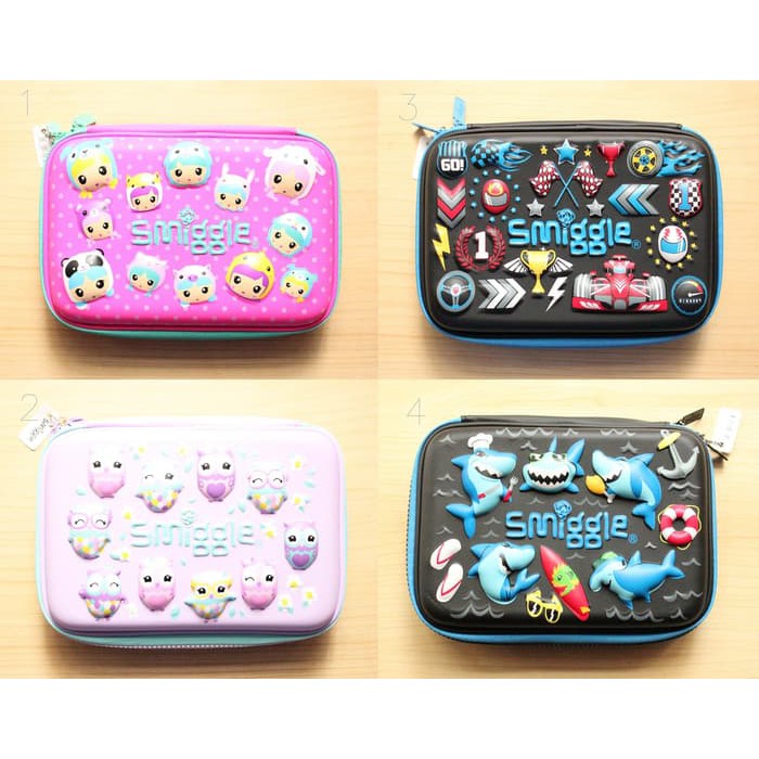 

Kotak Tempat Pensil Smiggle Alat Tulis Pencil Case Organizer Hardtop