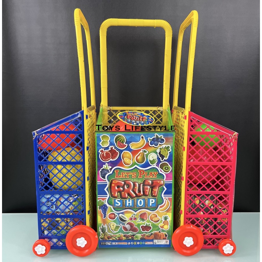 Mainan Troli Anak Keranjang Trolly Shopping Basket Trolley (Murah)