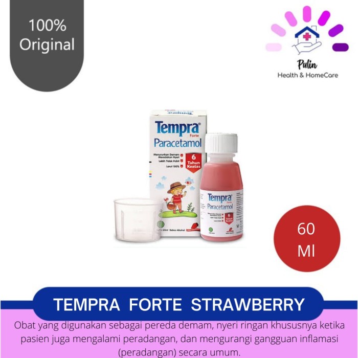 Tempra Forte untuk anak 6 tahun ke atas / Obat penurun demam anak