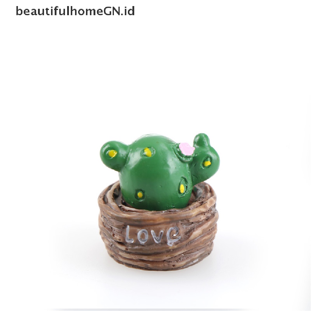 4 Pcs Miniatur Tanaman Micro Gnome Terrarium Bahan Resin Untuk Dekorasi Taman