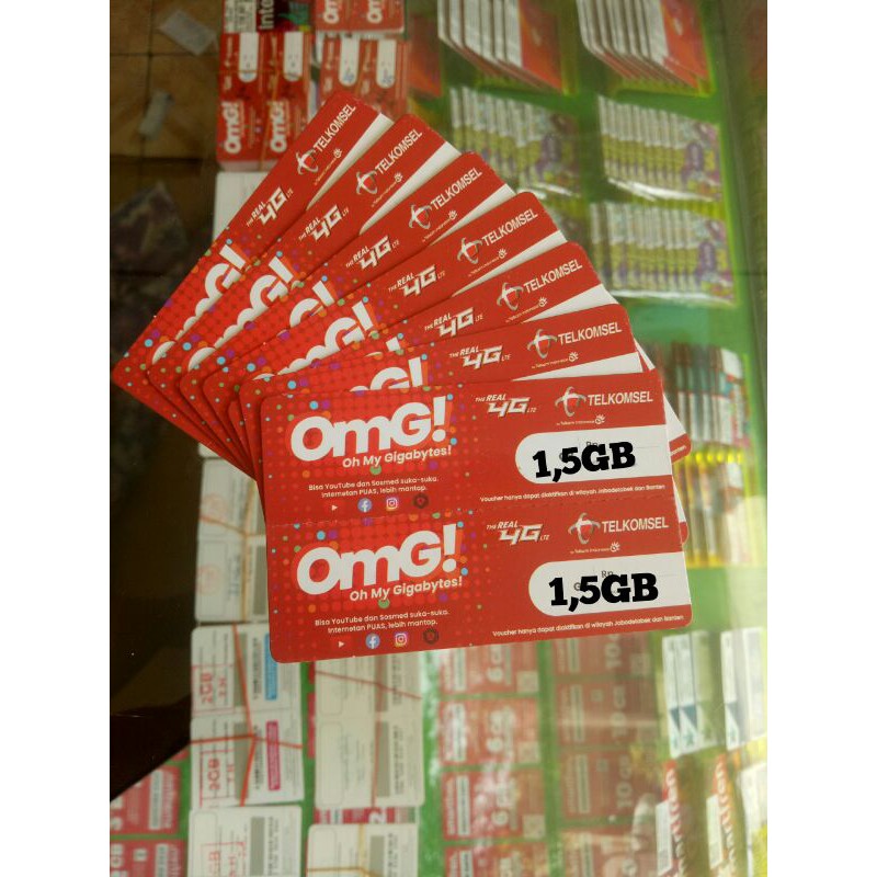 VOUCHER TELKOMSEL 1,5GB 3HARI
