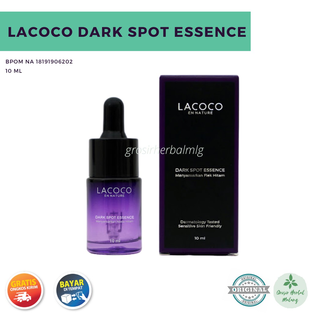 Bekas untuk jerawat lacoco serum Lacoco Dark