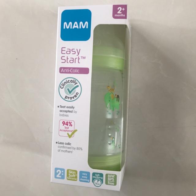 Botol susu MAM Anti colic 160ml-260 ml-260ml green