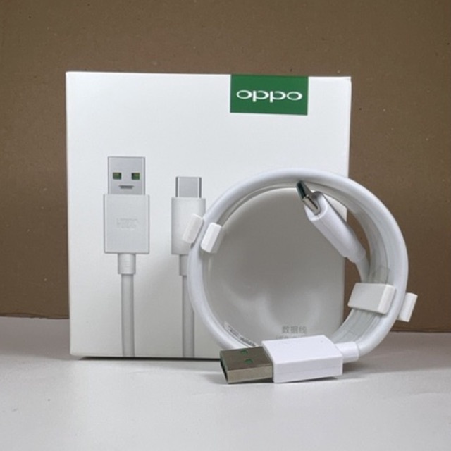 Kabel Data Oppo VOOC &amp; SUPER VOOC Type C 4A 6,5A Flash Charger ORIGINAL 100%