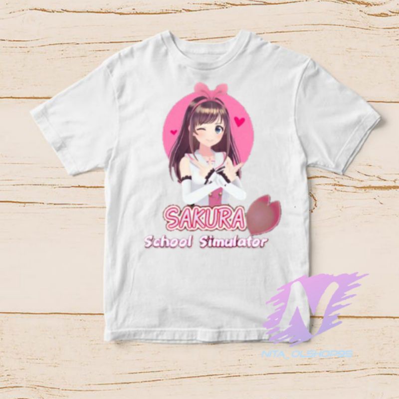 kaos sakura school simulator love terbaru kaos anak