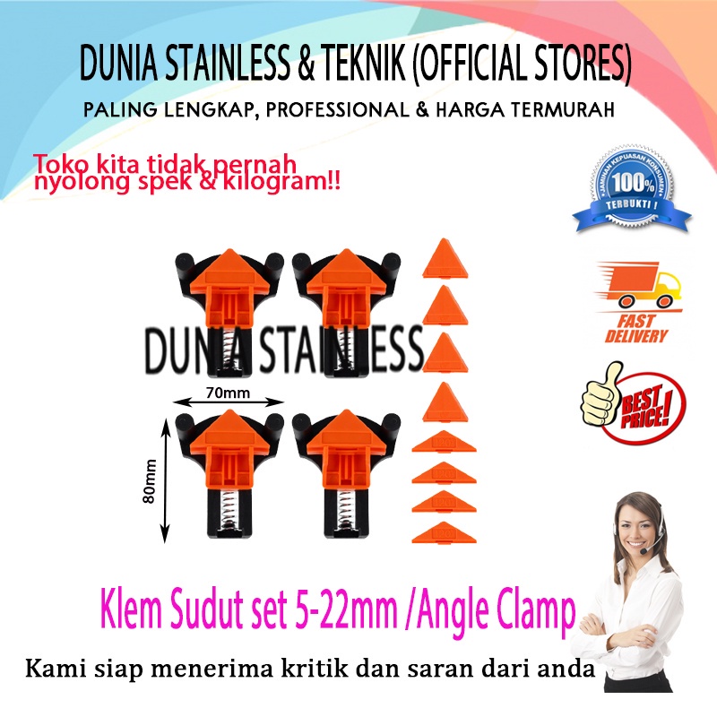 Penjepit Klem Siku Sudut set 5-22mm /Angle Clamp set 5-22mm