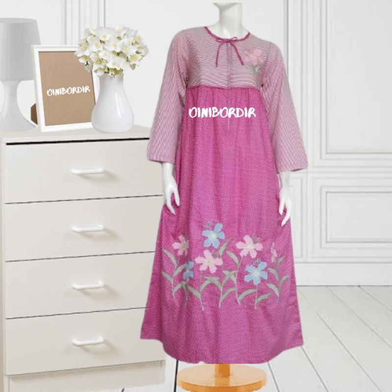 Daster Bordir Premium Katun Jepang