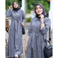 Baju Gamis Wanita Terbaru / Dress Muslim / Gamis Murah Safa Maxi|Distributor gamis