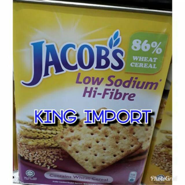 Jacobs Low Sodium Hi fibre Craker Crackers 800gr