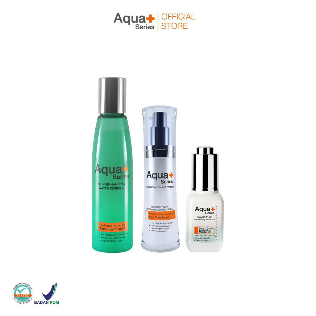 Oily Skin X HYA 8D Plus Series - Aqua+ Series Skin Enhancing + Radiance + HYA 8D Plus