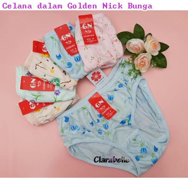 Celana Dalam Wanita Golden Nick Motif Bunga 937S / CD Wanita Murah