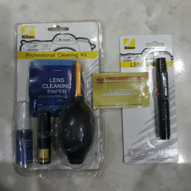Paket cleaning kit nikon + lenspen nikon