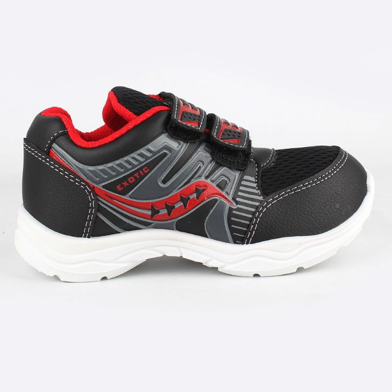 Sepatu Altto Exotic Anak hitam merah - Sepatu sneaker anak
