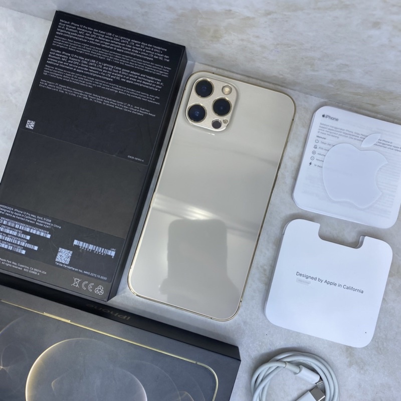 Jual iPhone 12 Pro max 512GB Gold ex DigiMAP | Shopee Indonesia