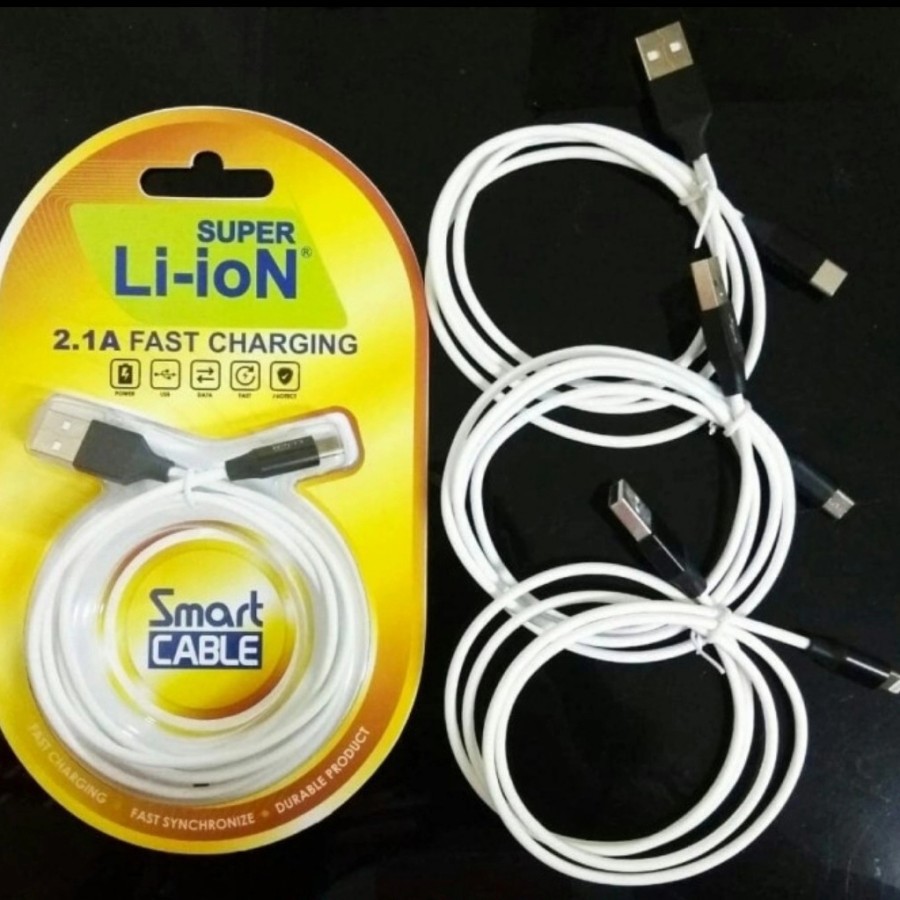 Kabel Data / Kabel charger Super Li-ioN ICE 2.4A Fast Charging iphone 8