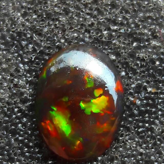 KALIMAYA BANTEN BLACK OPAL KOPI100%BATU ASLI BUKAN PASAKAN