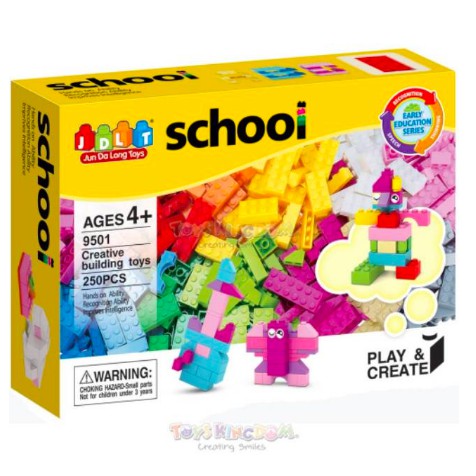 Toys Kingdom JDLT School Series Blocks Set 9501 Girl Creative Building Toys 250 pcs / Lego / Toys