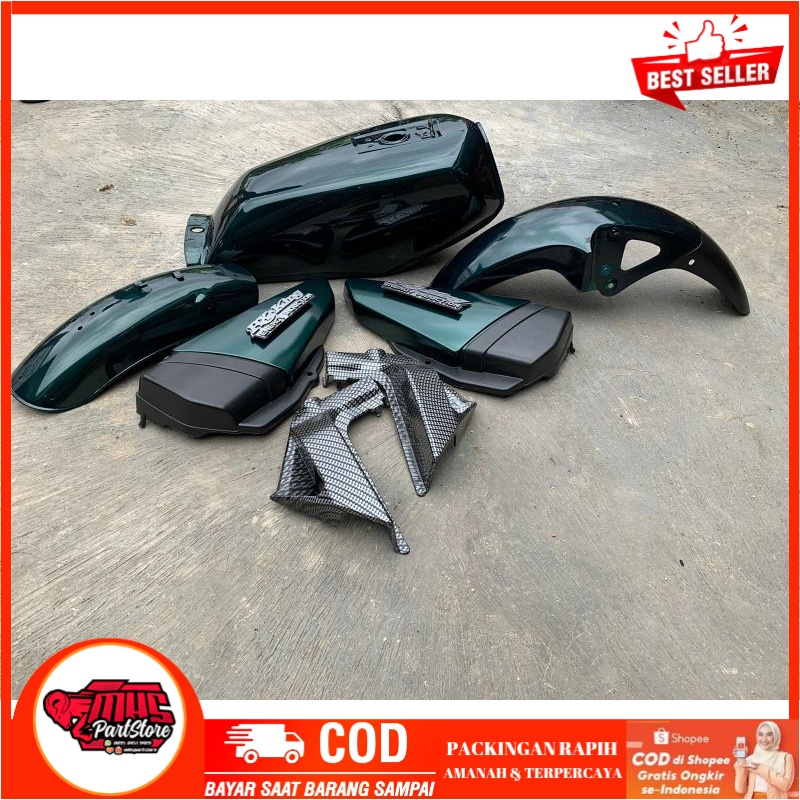 BIG SALE Body full set RX KING tahun 2002 hijau botol pnp RX SPESIAL BEST SELLER KUALITAS OKE