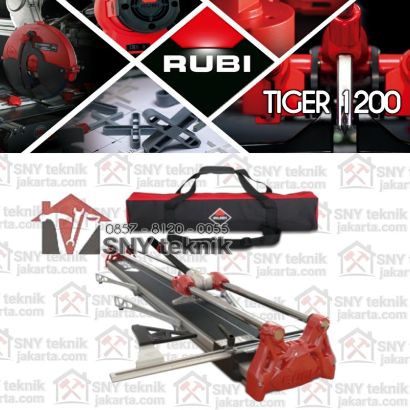 RUBI TIGER 1200 With Bag - Alat Potong Keramik Granit - Manual Tile Cutter