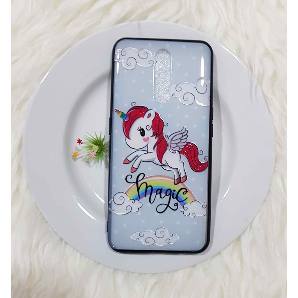 CASE SAMSUNG M10 / M20 / M30 / A10 / A30 / A50 / A7 2018 / J4 PLUS / J6 PLUS LIGHT BLUE UNICORN