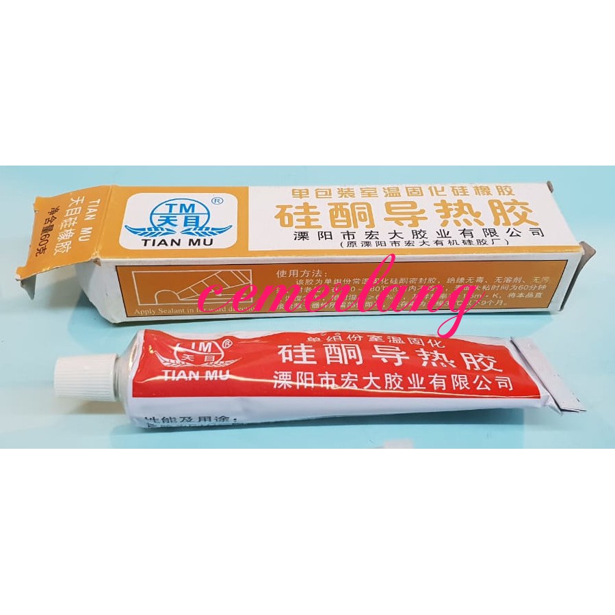 Thermal Glue / Heatsink Odol Coklat / Sealant Silicone Grease Tian Mu