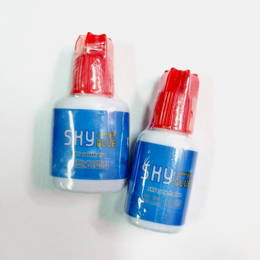 SKY GLUE TIPE S+ 5ml 10ml (MERAH) LEM EYELASH EXTENSION