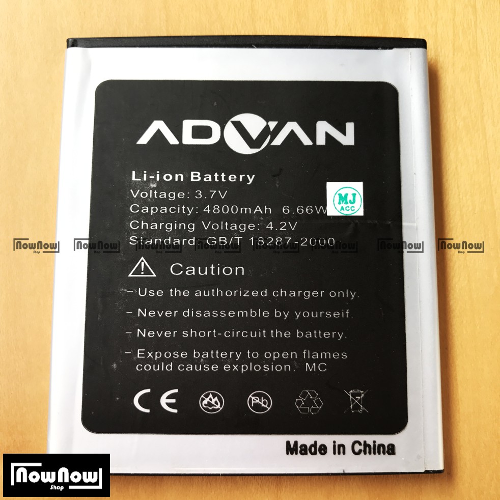 Baterai Advan S5N Original Double Power Batre Batrai Battery HP