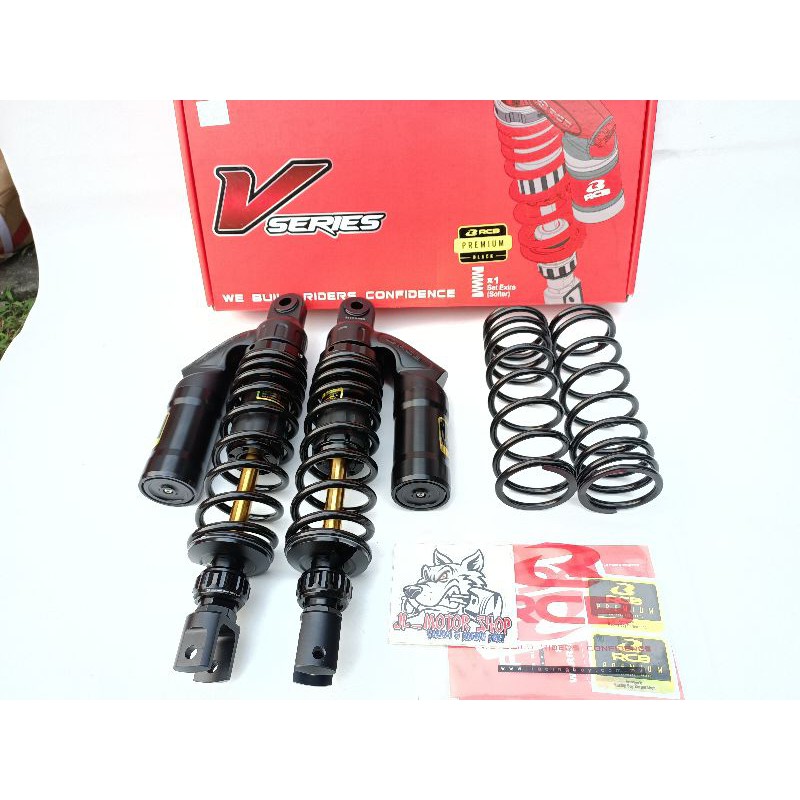 SHOCKBREAKER SHOCK TABUNG RCB NMAX OLD NEW NMAX AEROX PCX 150 160 ADV BLACK V VS SERIES PREMIUM ORIGINAL