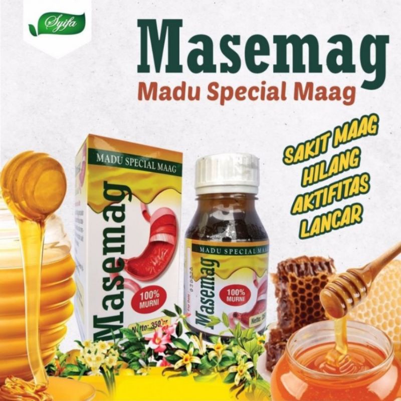 Madu Masemag Herbal Atasi Asam Lambung dan Sakit Maag 350 g