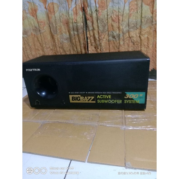 subwoofer aktif polytron osw-300