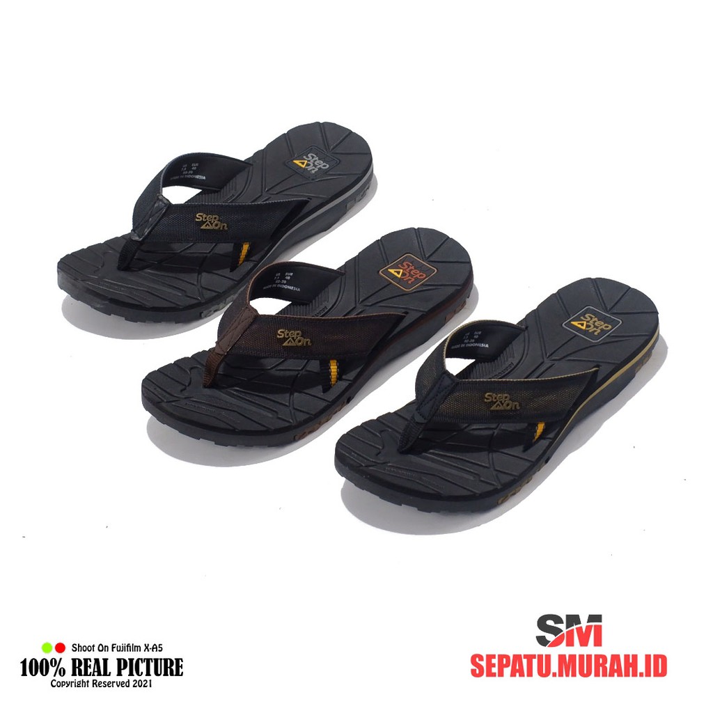 Barnett Step On Colorado star 22 - Sandal pria jepit slide gunung branded | Sendal cowok hikking japit bahan sued spon karet lentur 39-43