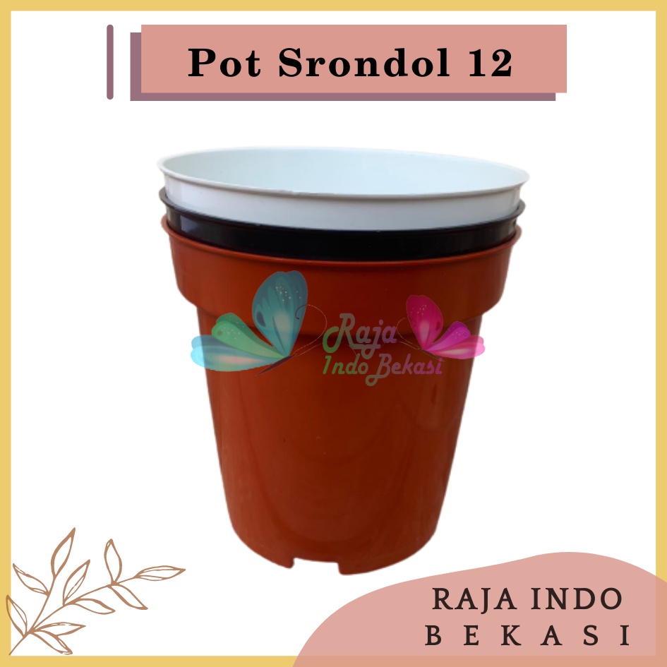 Pot Tinggi Srondol 12 Putih Hitam Merah BataTerracota Coklat - Pot Tinggi Usa Eiffel Effiel 18 20 25 Lusinan Pot Tinggi Tirus 15 18 20 30 35 40 50 Cm Paket murah isi 1 lusin pot bunga plastik lusinan pot tanaman Pot Bibit Besar Mini Kecil Pot Srondol