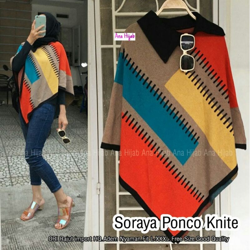 SORAYA PONCO KNIT BY ANA HIJAB