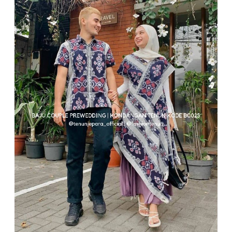 Baju Prewedding Couple Tenun | Baju Kondangan Couple Tenun | Baju  Prewedding Couple | Couple Tenun 