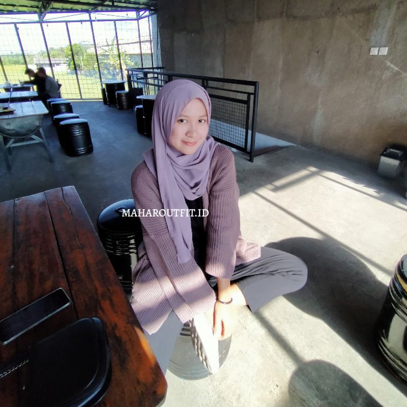 CARDIGAN RAJUT TEBAL OVERSIZE / BEST SELLER!!-6