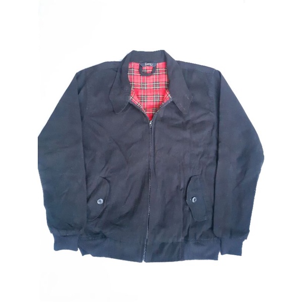 Jaket Harrington Fargo - Hitam/Black (SECOND/PRELOVED)