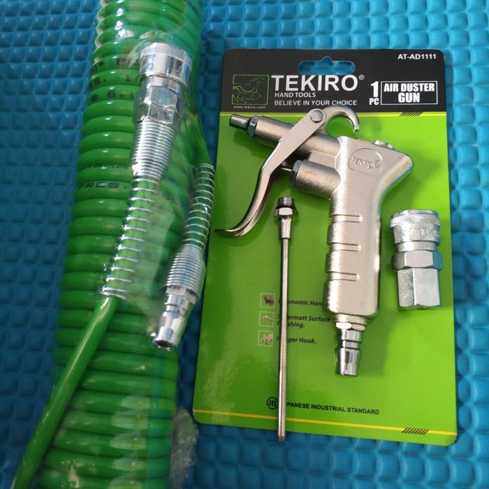 PROMO EKSKLUSIF Selang Angin Kompresor 6 M Set - Alat Tiup Angin Kompresor Set Tekiro MURAH