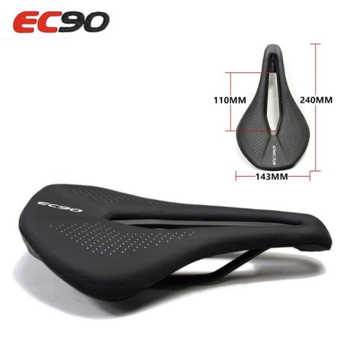 Sadel Sepeda CARBON Fiber Bike saddle leather Team version EC90