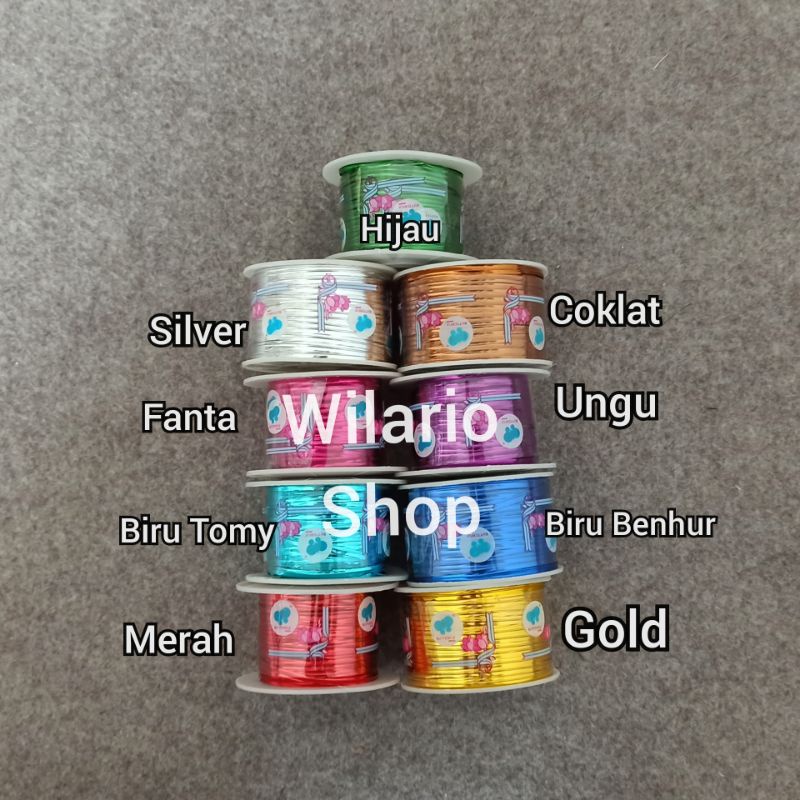 

PITA KAWAT SOUVENIR 100 YARD | PITA KAWAT METALIK | KAWAT PENGIKAT SOUVENIR