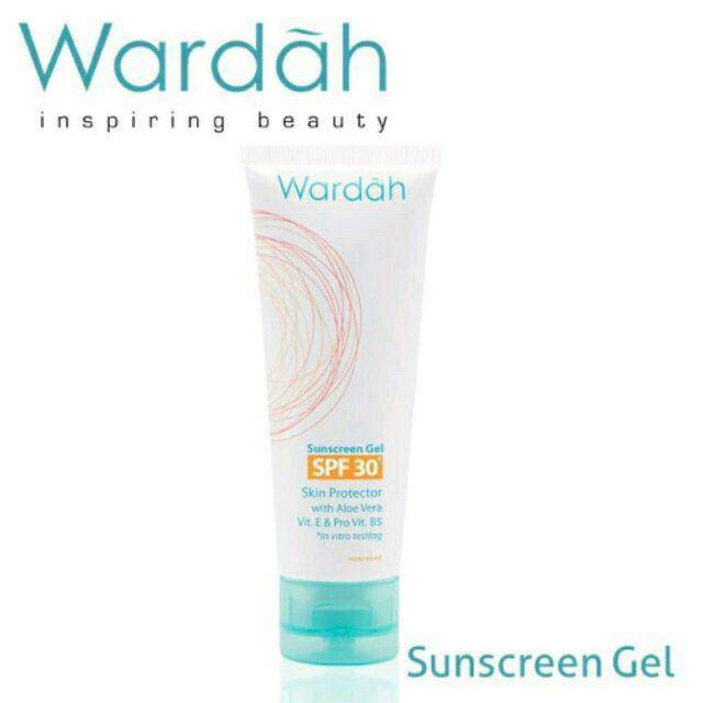 Wardah Uv Shield  Suncreen Gel SPF 35PA +++ NEW!!~ Original 100 %